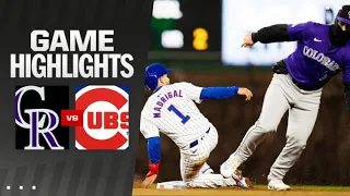 Rockies vs. Cubs Game Highlights (4/2/24) | MLB Highlights