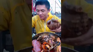 Amazing Eat Seafood Lobster, Crab, Octopus, Giant Snail, Precious Seafood🦐🦀🦑Funny Moments 238