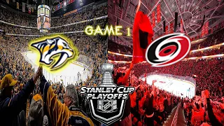 Nashville Predator Vs Carolina Hurricanes Game 1 Recap