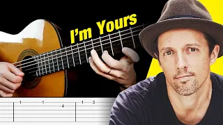 I'M YOURS (Jason Mraz) Guitar Tabs | Tutorial