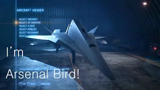 I'm Arsenal Bird! ace combat 7 4K UAV cheat play Full mission walkthrough