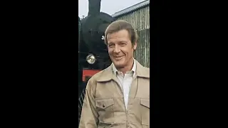 Roger Moore - Filming Octopussy on the Nene Valley Railway (1982)