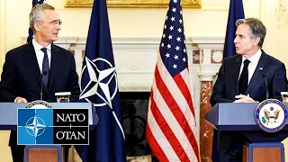NATO Secretary General with the 🇺🇸 US Secretary of State Antony J. Blinken, 08 FEB 2023