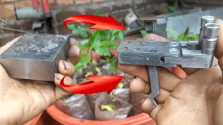 DIY  Make trigger slingshot ll chế cò ná cao su phiên bản vip