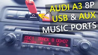 How to add USB/AUX to Audi A3 8P stereo *YATOUR*