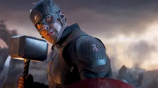 Captain America Lift mjolnir  Scenes in Hindi | Avengers End Game