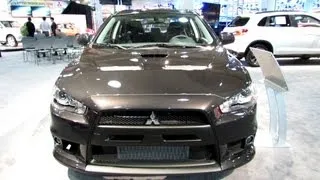 2013 Mitsubishi Lancer Evolution GSR - Exterior and Interior Walkaround - 2013 New York Auto Show