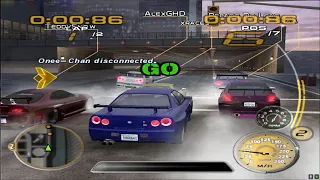 Midnight Club 3 (PS2) First and second time online PCSX2