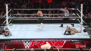 The Lucha Dragons vs  Sheamus & Rusev  Raw  February 29  2016