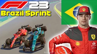 F1 23 - Let's Make Leclerc World Champion: Brazil Sprint