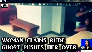 Woman claims Rude Ghost pushes her over | Real or Fake | You Decide