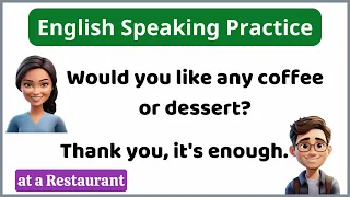 Daily English Speaking Practice: Basic Questions at a Restaurant - Beginners' English Conversation