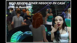 MOD REVIEW Live in Business (NEGOCIO EN CASA). Los sims 4