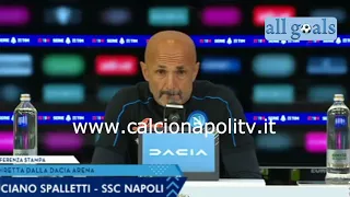 Spalletti post-Udinese - Napoli 0-4: il calcio è come la fi... la vita, ti dà delle occasioni