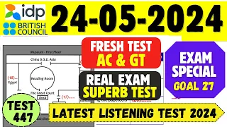 IELTS Listening Practice Test 2024 with Answers | 24.05.2024 | Test No - 448
