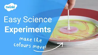 At Home Experiments for Children | Food Colouring Science Experiments | Twinkl