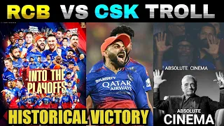 RCB VS CSK TROLLS | RCB VS CSK HIGHLIGHTS | VIRAT KOHLI | RCB PLAYOFFS | KARIVEPAKU TROLLS