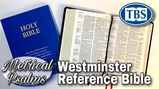 TBS KJV Westminster Reference Bible with Metrical Psalms