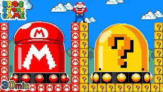 Can Mario Collect Ultimate MARIO - Item Blocks Switch in New Super Mario Bros.Wii? | Bros Game Story