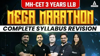 MH CET 3 Year LLB Marathon Class | Complete Syllabus Revision For MH CET 2023