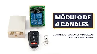 Módulo de 4 Canales: Configuraciones y pruebas de funcionamiento