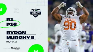 Seahawks Select DT Byron Murphy II With No  16 Pick In 2024 NFL Draft