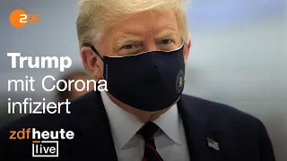 Welche Folgen hat Trumps Corona-Infektion? │ ZDFheute live