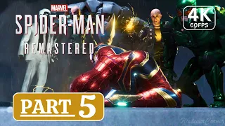 Marvel’s Spider-Man Remastered Gameplay Walkthrough PART 5 FULL GAME - No Commentary【4K 60FPS】