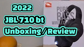 JBL 710 BT headphones unboxing and review