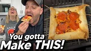 Air Fried Tortilla Pizza! *Must Try*