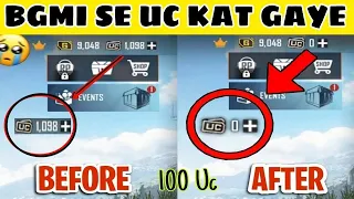 ✅Uc deducted from account bgmi || Bgmi Uc deducted from account || Bgmi Id Se Uc Kat Gaya