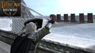 GREY HAVENS DEFENDED BY ELVES AND DUNEDAIN (Siege Battle) - Third Age: Total War (Reforged)