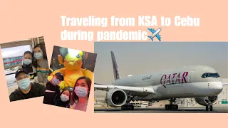 Traveling from Saudi Arabia to Cebu Philippines transit to Doha via Qatar Airways | TheSimzfamily