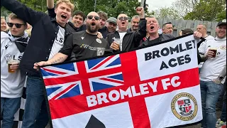 Bromley fc fans in and around Wembley. Promoted into league 2.