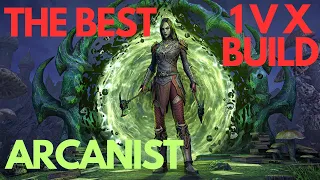 ESO PvP : 1vX Stamina Arcanist Build Update 41