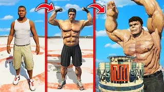 Upgrading FRANKLIN Into THE STRONGEST MAN in GTA 5!