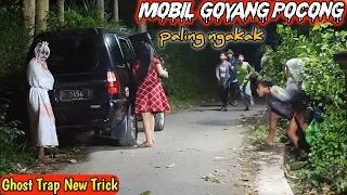 Mobil Goyang Pocong || Prank Paling Lucu Bikin Ngakak || New Funniest Ghost Prank