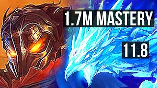 VIKTOR vs ANIVIA (MID) | 8/0/5, 1300+ games, 1.7M mastery, Legendary | KR Master | v11.8