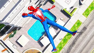 GTA 5 Ragdolls SPIDERMAN Jumps/Fails Episode 02 (Euphoria Physics)