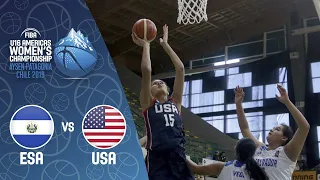 El Salvador v USA - FIBA U16 Women's Americas Championship 2019