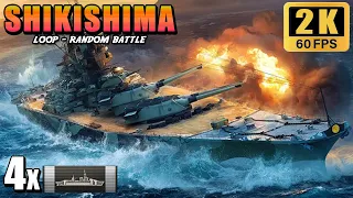 Battleship Shikishima - 510mm guns hurts a lot