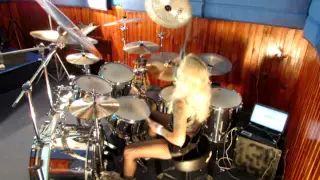 Jully Lee (Drummer Girl) COZY POWELL TRIBUTE- STARGAZER (RAINBOW) 2/3