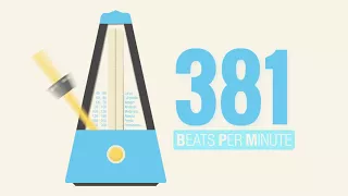 381 BPM Metronome | The BLuetiFuLL MeTRoNoME