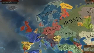 Europa Universalis 4 AI Timelapse - The Latest of the Longest + CCC Mods 1955-3320