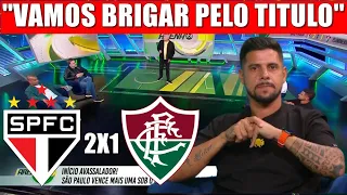 ''SÃO PAULO FC VAI BRIGAR PELO TITULO BRASILEIRO'' CICINHO SÃO PAULO FC 2 X 1 FLUMINENSE