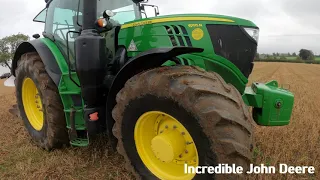 2016 John Deere 6195R 6.8 Litre 6-Cyl Diesel Tractor (195/243HP)