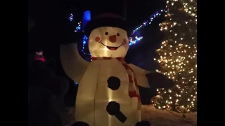 Рождественские декорации в г Баунтифул, штат Юта