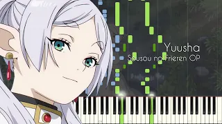 [FULL] Yuusha - Sousou no Frieren OP - Piano Arrangement [Synthesia]