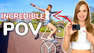 POV Artistic cycling tricks! GoPro angles you have never seen before 😳