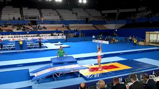 MARTINS Ines (POR) W - 2019 Trampoline Worlds, Tokyo (JPN) - Qualification Double Mini R2